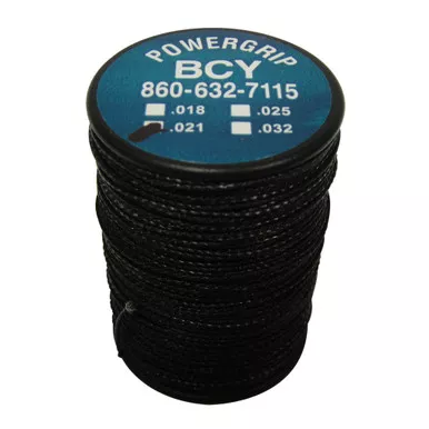 BCY Power Grip Serving String, 0.021 Inches, 75 Yards, Black