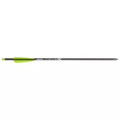 Bear ACBK23 TrueX Max Crossbow Bolts, 20 Inches, Black, 6 Pack