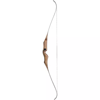 Bear ASK2564255 Super Kodiak Recurve Bow, 64 Inches, 55 lbs, Shedua Wood, Black, Left Hand