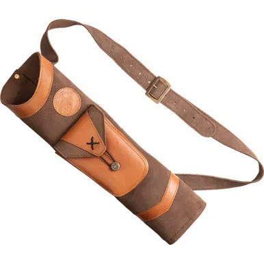 Bear AT100BQ Super Light Back Quiver, Brown