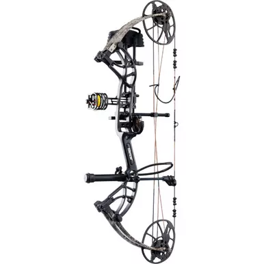 Bear AV54A210A7L Cruzer G4 RTH Compound Bow Package, 14-30 Inches, 10-70 lbs, Black/True Timber Strata, Left Hand