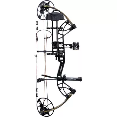 Bear AV54A210R7L Cruzer G4 RTH Compound Bow Package, 14-30 Inches, 10-70 lbs, Black/Mossy Oak Roots, Left Hand