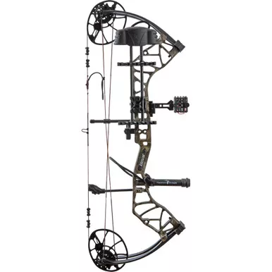 Bear AV54A230R7L Legit MAXX RTH Compound Bow Package, 14-30 Inches, 10-70 lbs, Mossy Oak Roots/Black, Left Hand