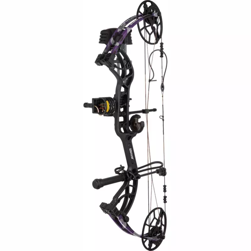 Bear Cruzer G4 RTH Bow Package Black/Fred Bear Twilight 70 lbs. LH