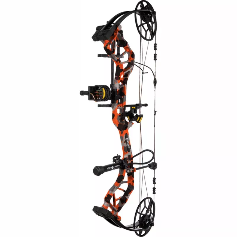 Bear Legit MAXX RTH Bow Package Fred Bear Fire/Black 70 lbs. RH