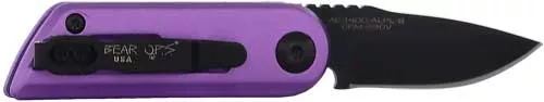 Bear Ops Bold Action Push Bttn - Auto 1.5" Purple/black