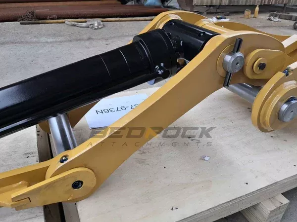 Bedrock Attachments Pin Grabber Thumb | Model ET65-PG3T30 | Width 25.2″ | Pin Size 65mm | 3 Teeth | Machine Size 12-15 Ton | For Excavators