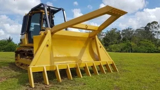 Bedrock Attachments Tree Pusher | BP Series | Width 86.6″, 94.5″ & 102.4″ | Machine Size 10-35 Tons | For Bulldozers