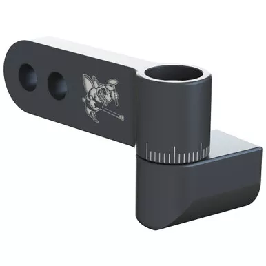 Bee Stinger BSSBA Adjustable Side Bar with Machined Teeth for Tight Fit and No Slip, Black