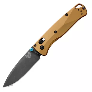 Benchmade Bugout Burnt Brass Aluminum Folding 3.24"
