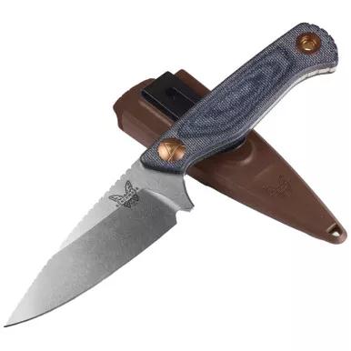 Benchmade Dacian Blue Denim Micarta Spear Point Folding Knife