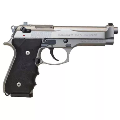 Beretta 92FS Brigadier Inox9mm 4.9" Polymer Grips Stainless Finish 15 Rds