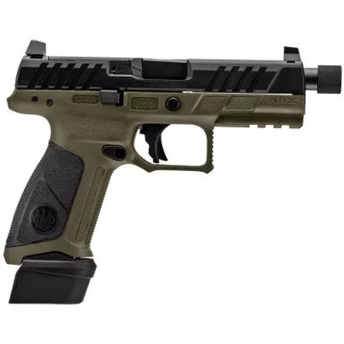 Beretta APX A1 Tactical OD Green 9mm 4.8" Barrel 21 Rounds