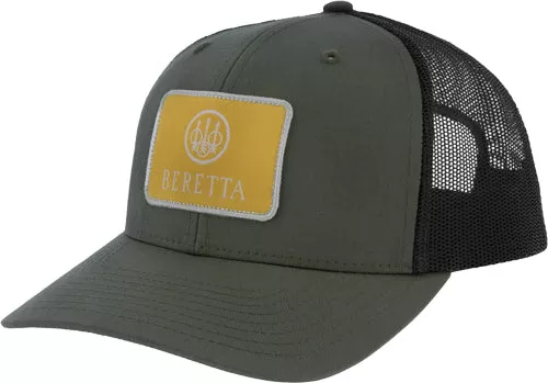 Beretta Cap Field 112 Trucker – Square Patch Mesh Loden/grphte