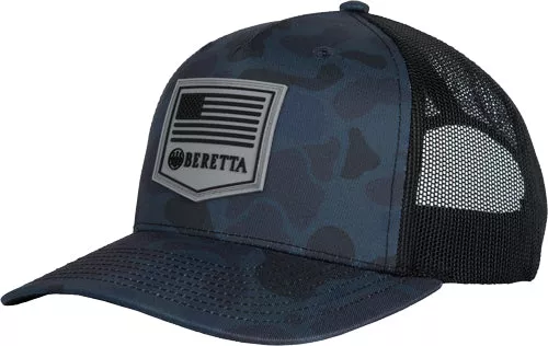 Beretta Cap Pm Trucker R 112 – Rubber Patch Blue Duck Camo