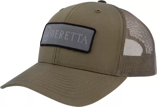Beretta Cap Sdy Trucker Rect – Patch Mesh Back Dark Green