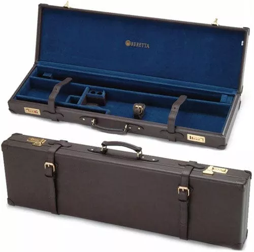 Beretta Luggage Case For O/u – Shotguns Leather Brown