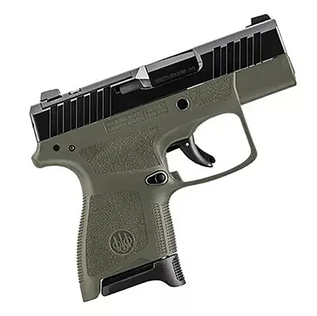Beretta USA APX A1 Carry 9mm 3″ 8+1 RoundsOlive Drab Polymer Frame Black Stainless Slide Optic Ready JAXN9278A1