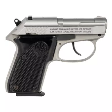 Beretta USA J320500CA Tomcat Micro-Compact Frame 32 ACP 7+1, 2.40" Blued Steel Tip-Up Barrel, Satin Stainless Steel Slide, Satin Aluminum Frame