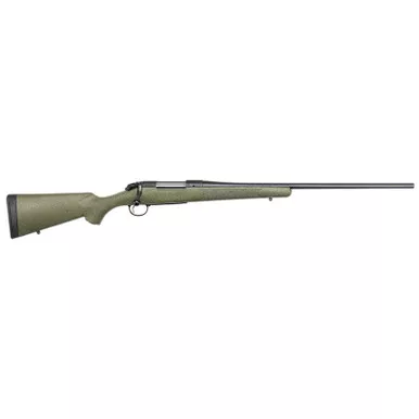 Bergara Rifles B14LM1013C B-14 Hunter 7mm PRC 3+1, 22" Graphite Black Cerakote #4 Tapered Steel Barrel, Graphite Black Cerakote Steel Receiver, Green Speckled Fixed w/SoftTouch Synthetic Stock