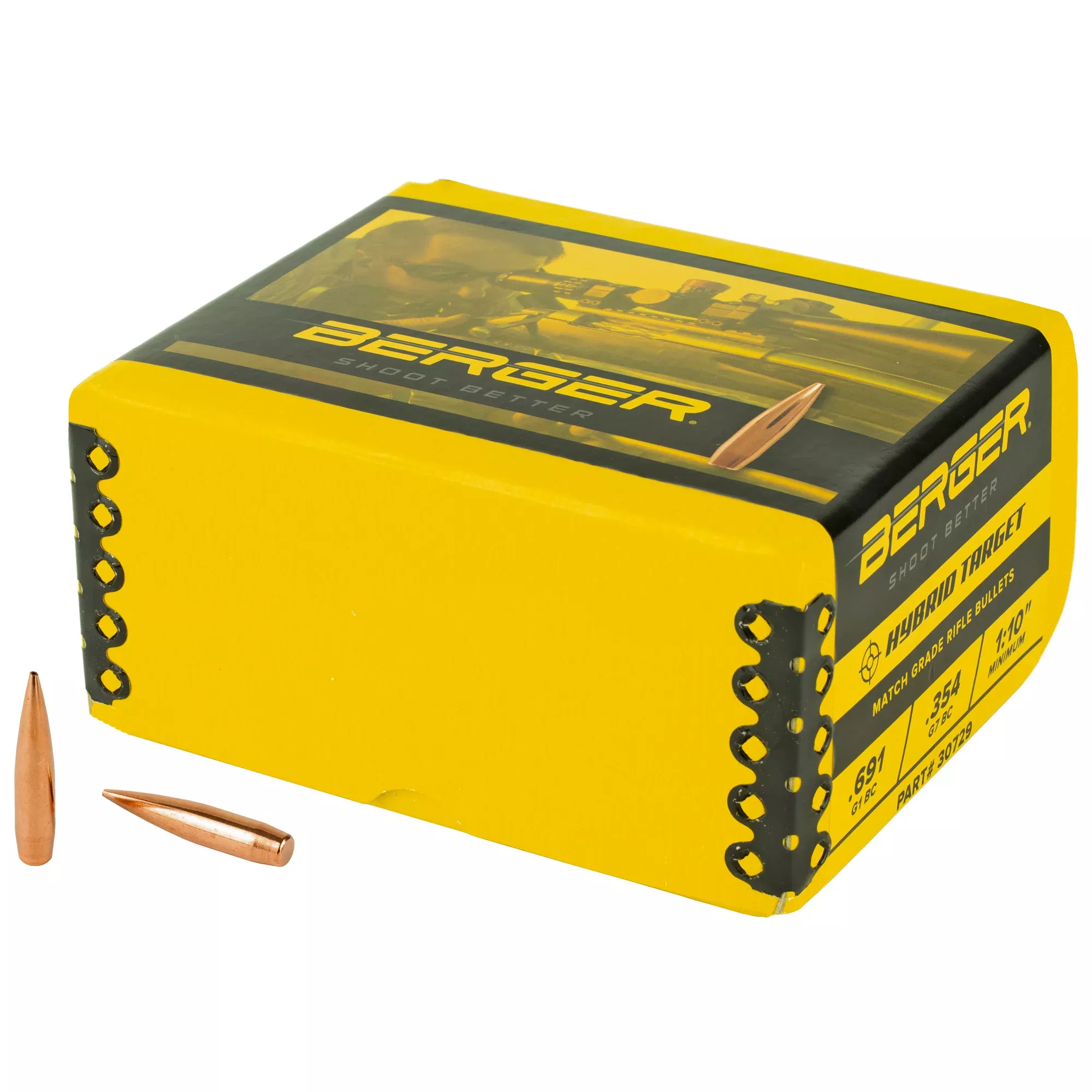 Berger .30 215gr Hybrid Target 250ct