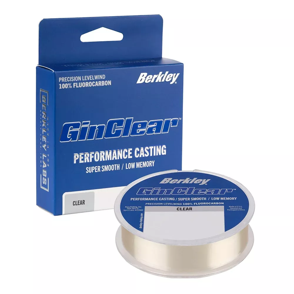 Berkley GINCLEAR Clear Fluorocarbon Line – 10lb – 200yd BGCBK25-15 [1637446]