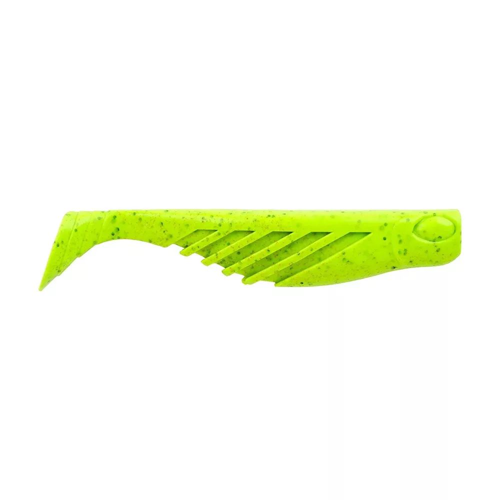 Berkley Gulp! Saltwater Ripple Mullet – 4″ – Chartreuse Pepper GSRM4-CP [1637696]