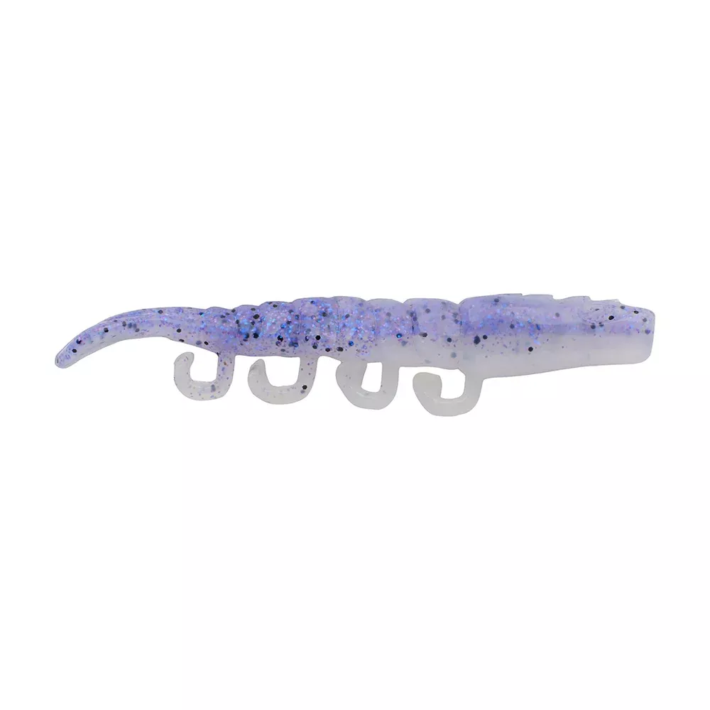 Berkley Gulp! Saltwater Turbo Shrimp – 4″ – Violet Haze Fleck [1637583]