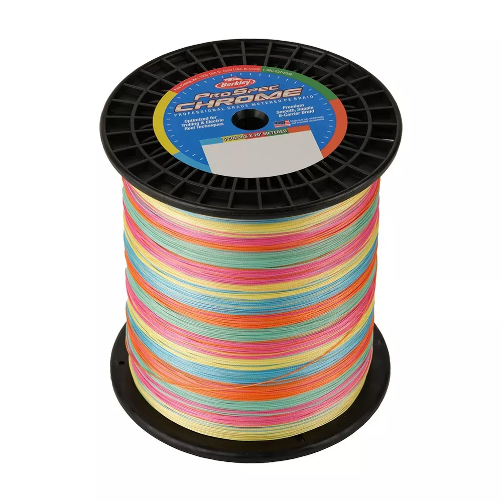 Berkley Prospec Chrome 5 x 20′ Metered Braid – 80lb – 3000yd [1621893]