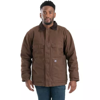 BERNE Men's Heartland Washed Chore Bark Coat (CH377BB)