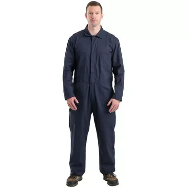 BERNE Men's Highland Flex Cotton Unlined Navy Coverall (C260NV)