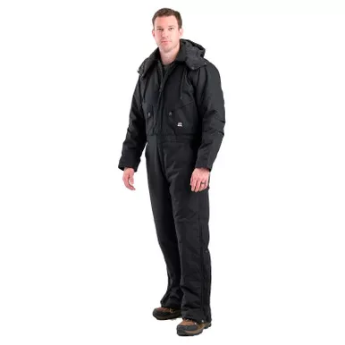 BERNE Men's Icecap Insulated Black Coverall (NI417BK)