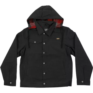 BERNE Men's Lightweight Lined Insulated Black Jacket (J357BK)