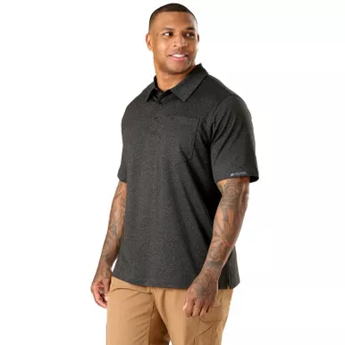 BERNE Men's Short Sleeve Pocket Polo Shirt (SH38)