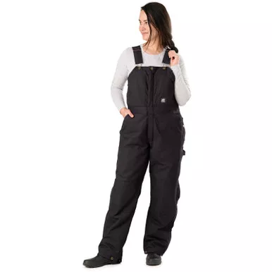 BERNE Women's Softstone Duck Insulated Bib Overall (WB515)
