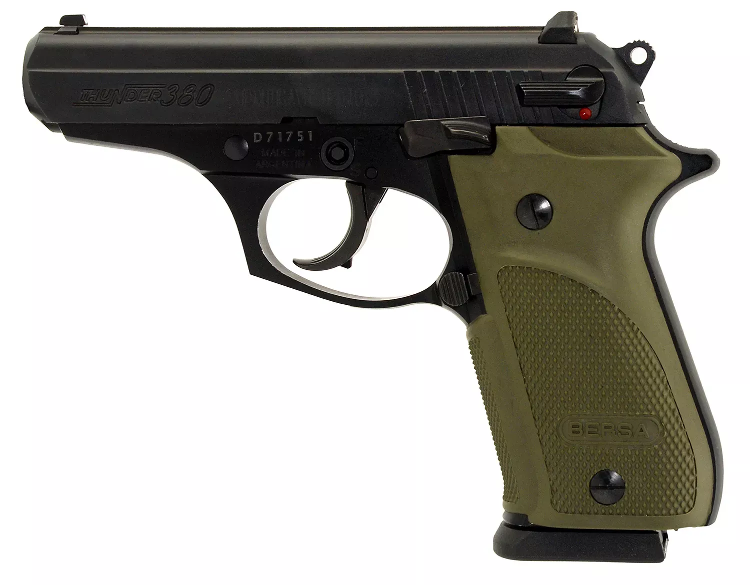 Bersa Thunder 380 Combat 380 ACP Caliber with 3.50″, 15+1, Matte Black Finish
