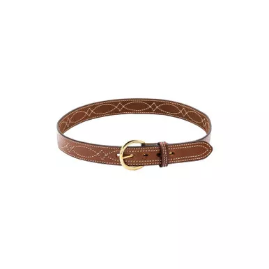 Bianchi Model B12 Reversible Fancy Stitched Belt, 1.50" (38mm)