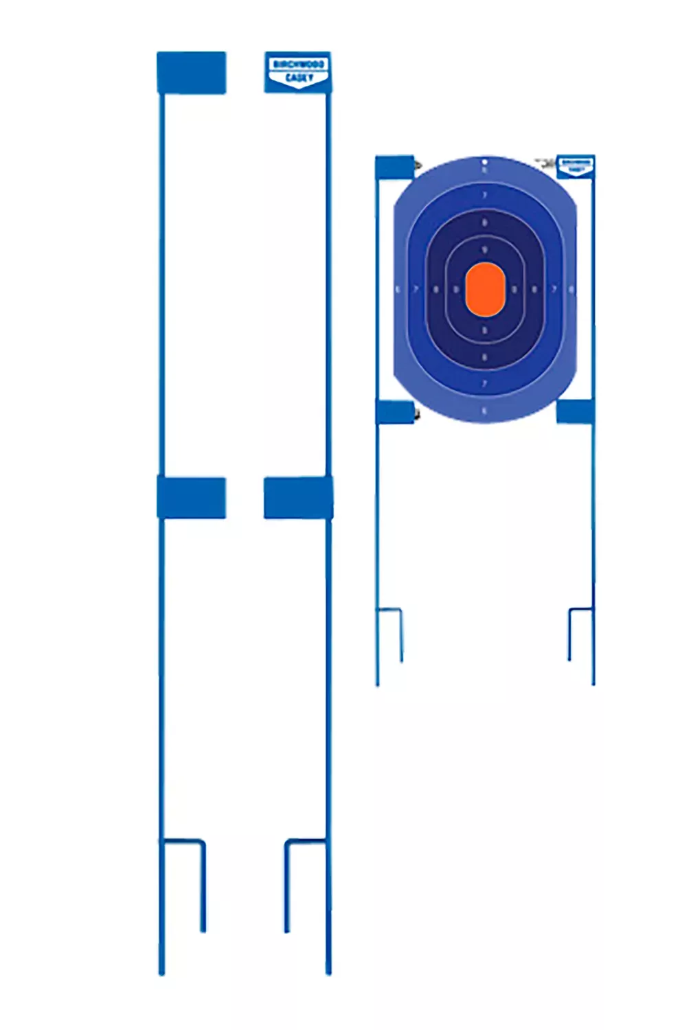 Birchwood Casey Adjustable Target Stakes36″ Stand Blue Steel Target 36″ 2