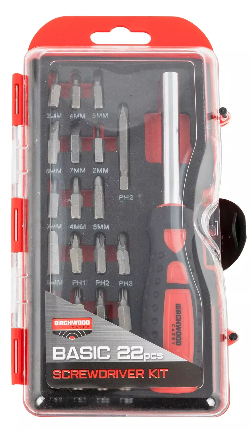 Birchwood Casey Basic Screwdriver Kit22 Pieces Includes Slotted/Philips/Torx/Hex Heads