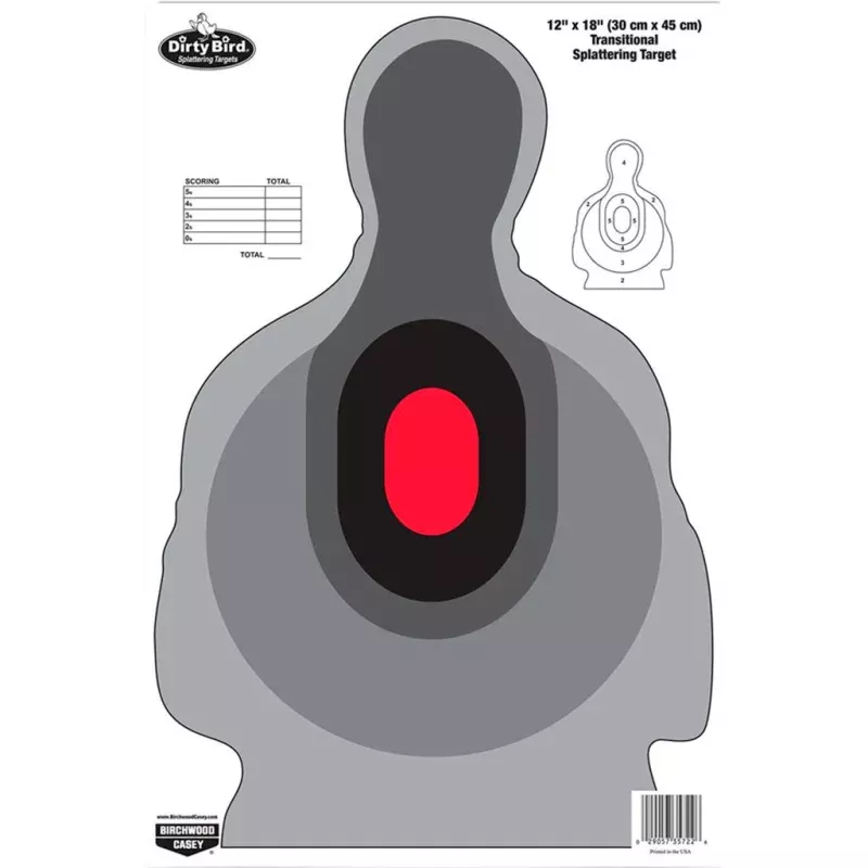 Birchwood Casey Dirty Bird 12 X 18Transitional Target 100 Sheets