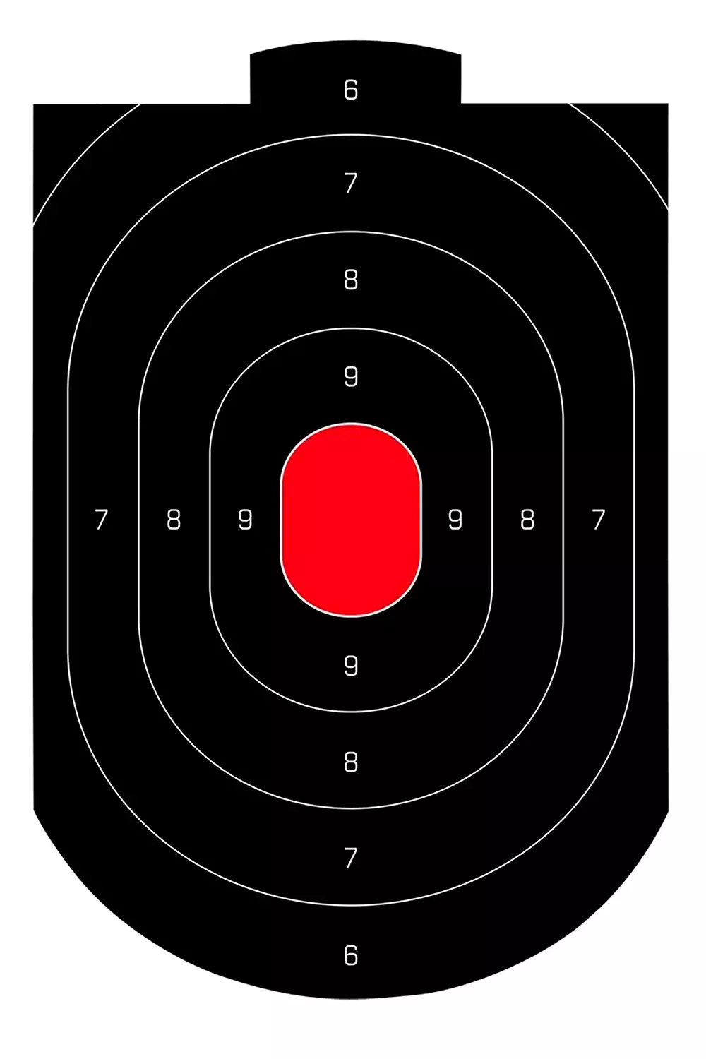 Birchwood Casey Dirty Bird Silhouette Oval Paper Target 12″ x 18″ 50 Per Pkg