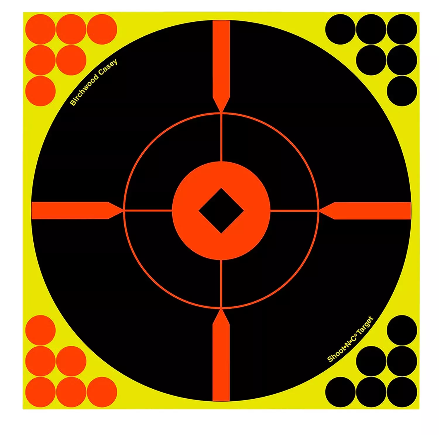 Birchwood Casey Shoot-N-C Bullseye BMW Bullseye Adhesive Paper Target 12″ 100 Per Pkg