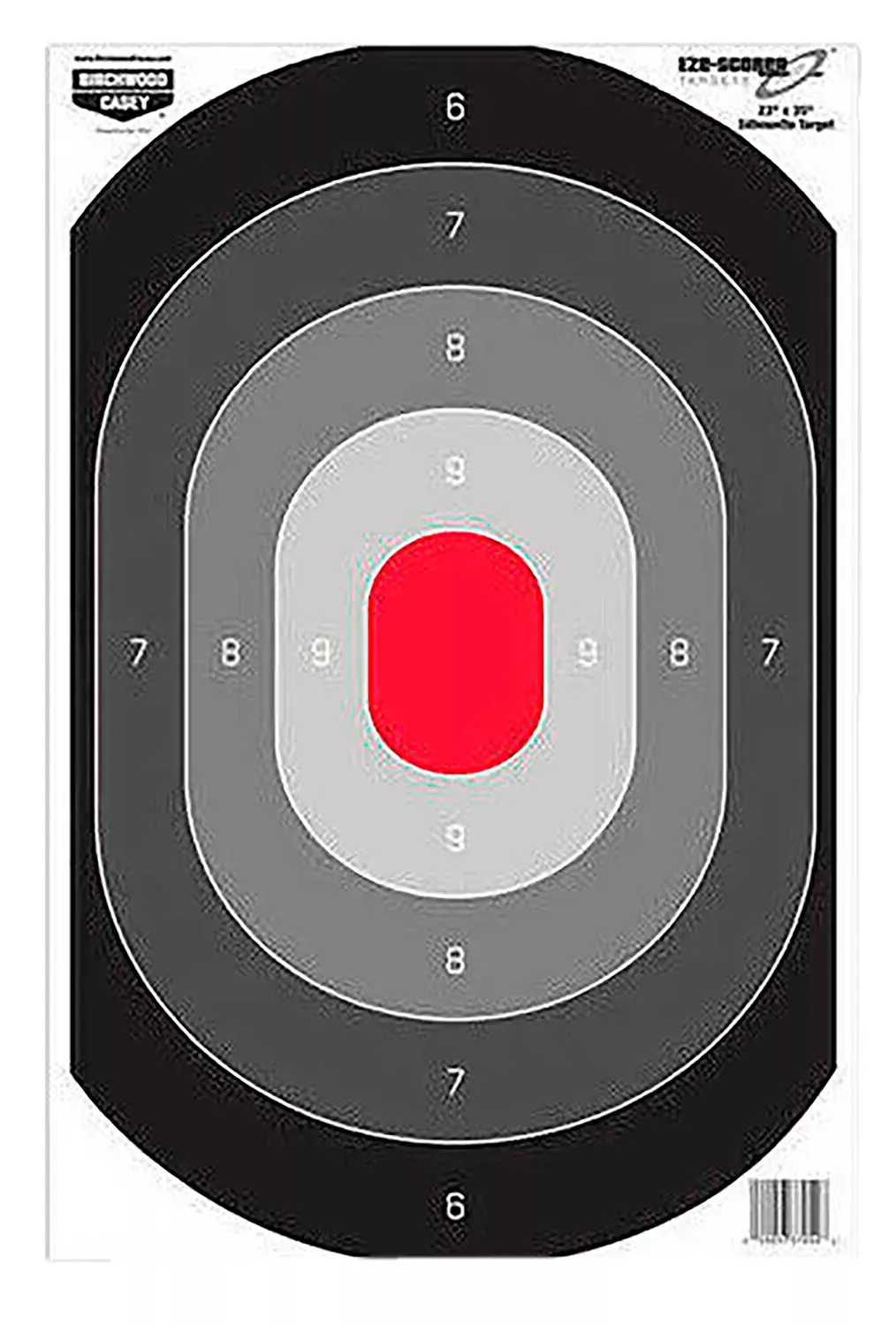 Birchwood CaseyEZE-Scorer Silhouette Oval Oval Paper Target 23" x 35" 5 Pack