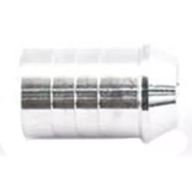 Black Eagle 1146 PS27 Standard Conical Nock Bushing, 22 Grain, Silver, 12 Pack