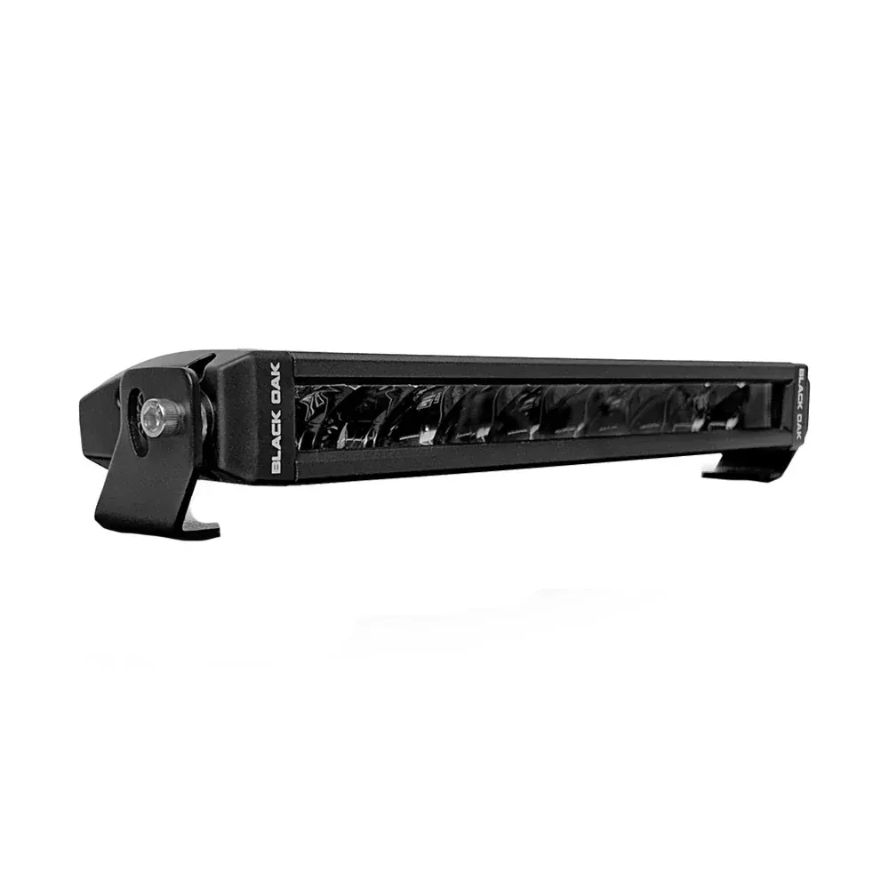 Black Oak Single Row Slim 10″ 150W Dual Color LED Light Bar – WhiteYellow – Combo Beam [10C-AW]