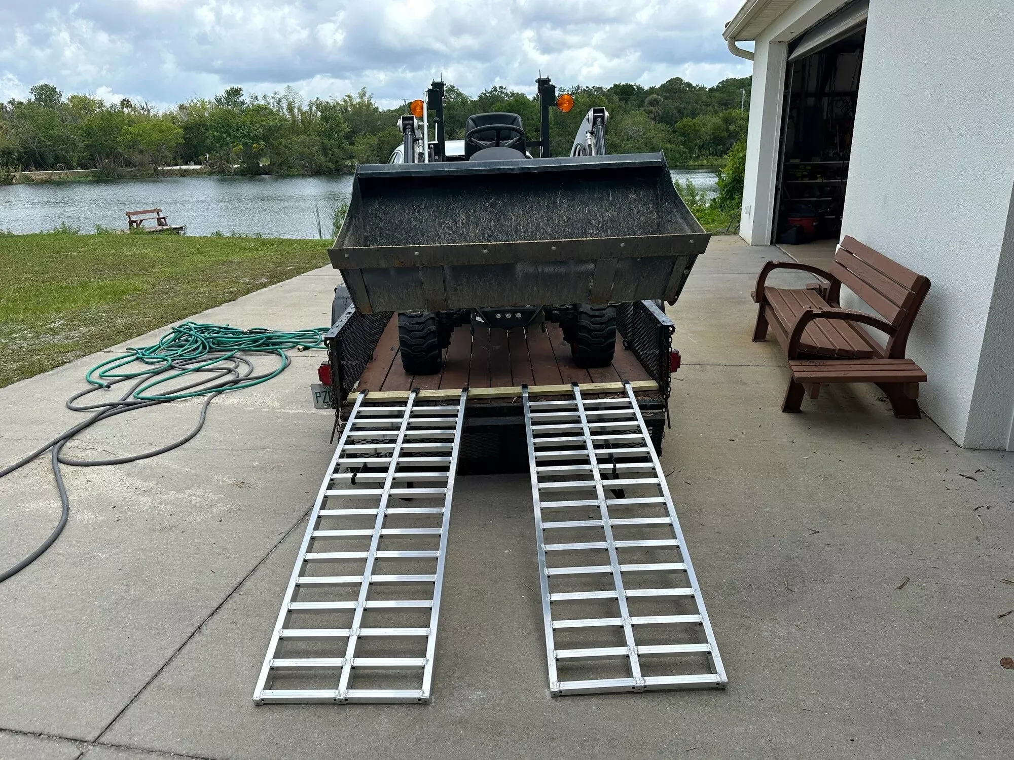 Black Widow Arched Dual Runner UTV Ramps | Width 20-1/4″ | Length 5′ 5″ | Capacity 3,000 lb | Lightweight Aluminum | Horsepower 4 To 90+ HP | For UTVs, ATVs, & Trailers