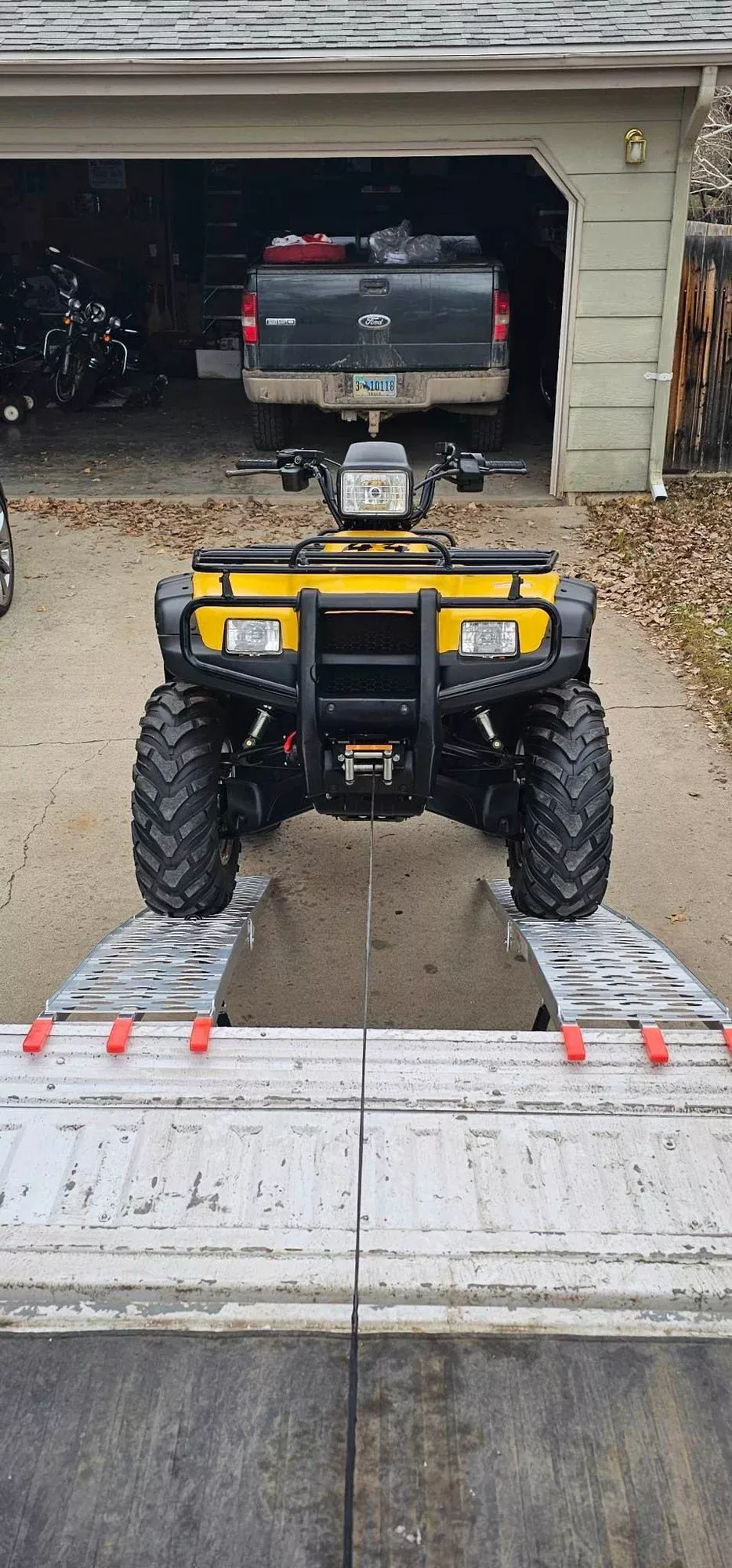 Black Widow Arched Folding Dual Runner ATV Ramps | Model AFP-9012-2 | Size 7’6″ Length x 11.1″ Width | Capacity 1,500 lb. | Horsepower 4 To 90+ HP | For ATV & UTV Loading