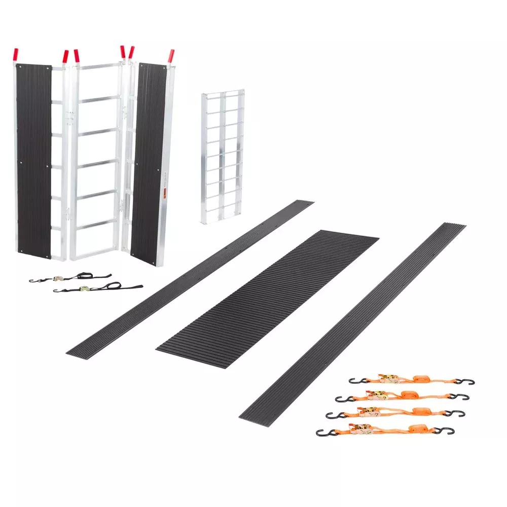 Black Widow Black Ice Deluxe Single Snowmobile Trailer Accessory Kit | Model SNO-TK-SD | Ramp Width 54″ | For Single Snowmobile Trailers