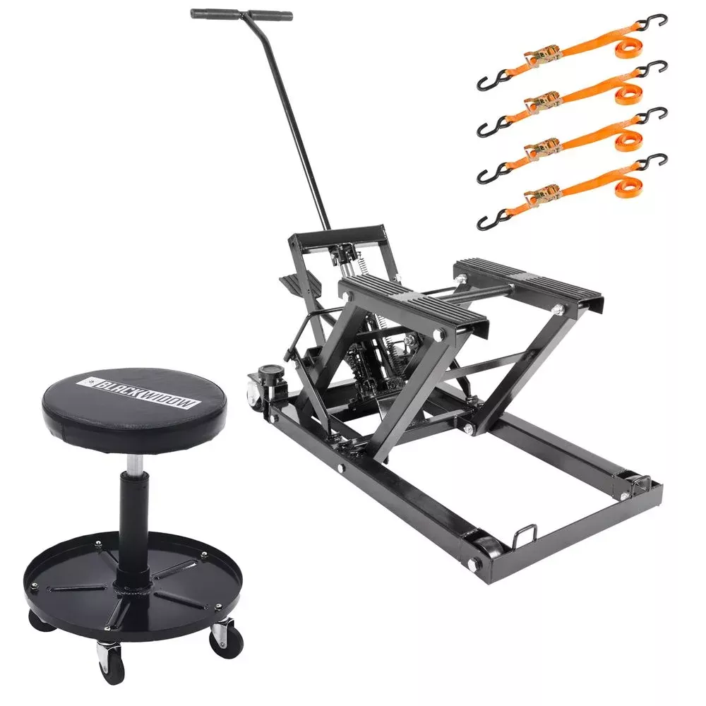 Black Widow Essential ATV Shop Kit | Model EATVSK | Lift Height Range 16″ | 1,500 lb Capacity | Horsepower 4 To 90+ HP | For ATV & UTV Garage Maintenance