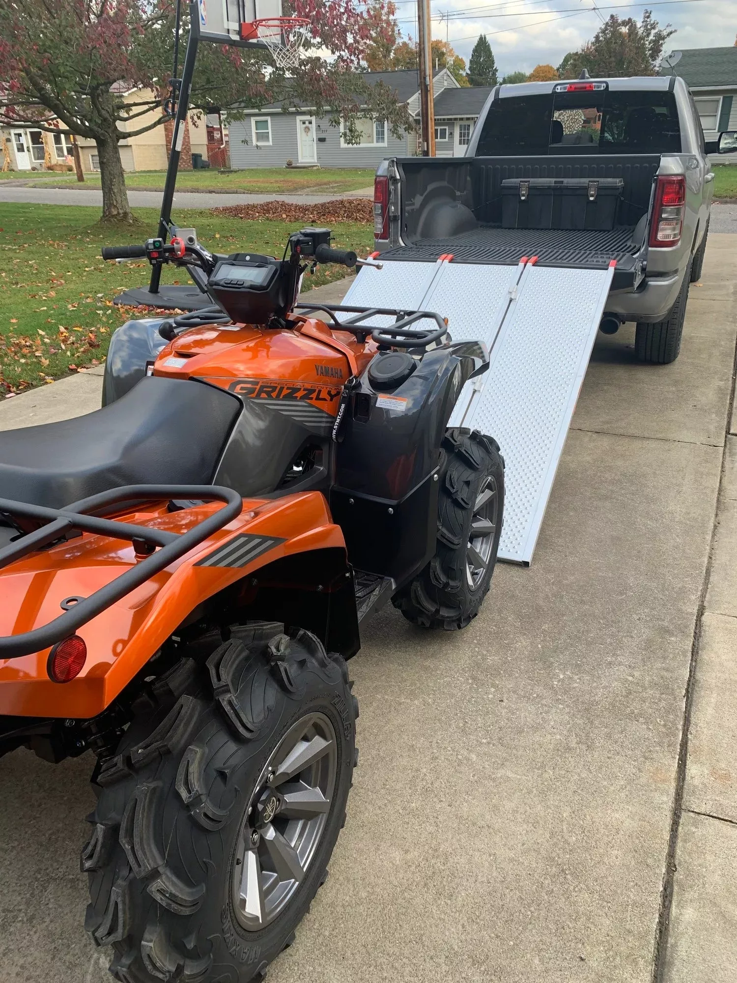Black Widow Folding ATV Ramp | Model TFS-7754 | 6′ 5″ Length x 54″ Width | 1,500 lb. Capacity | For ATV & UTV Loading